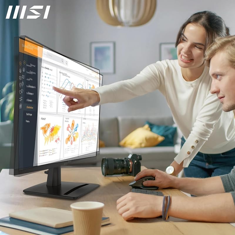 Pro MP275QA E14 27" WQHD, 2560 x 1440 IPS, 144 Hz, 1 ms, compatível com HDR, sincronização adaptativa, cuidados oculares, coluna integrada, HDMI 2.0b, DP 1.2a, sem moldura, inclinação ajustável, preto