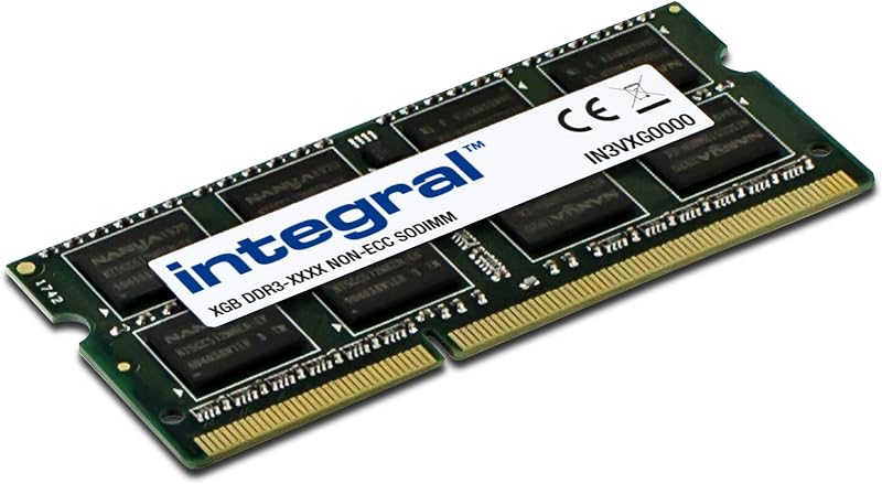 Integral 4GB DDR3 1600MHz SODIMM Laptop RAM 1.35V PC3-12800