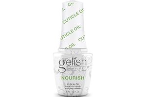 Gelish Mini Nourish Cuticle Oil - Hydrating & Nourishing Formula for Healthy Nails & Cuticles - Quick Absorbing, Non-Greasy, Ideal for Home & Professional Use (0.3 Fl Oz)