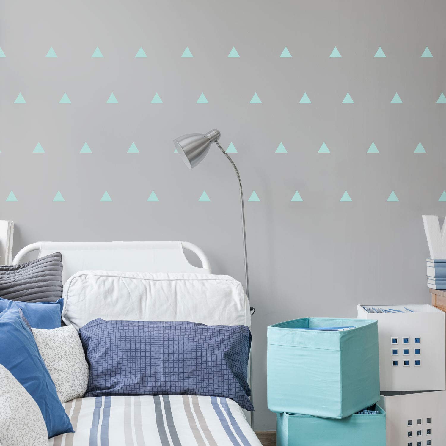 Triangle wall stickers | Lots of colours options available | Perfect for a baby's nursery or child's bedroom