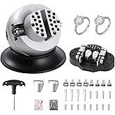 VEVOR 3" Ball Vise - 360° Rotation Engraving Setting Tool With 30 PCS Attachment for Jewelry, Gemstone Inlay and Small-Scale 