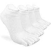 ss soxsense Toe Socks for Men and Women Athletic Running Five Finger Five Toe Socks with Premium Cotton LightWeight Size 6-14