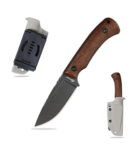 Amazon.com : SDOKEDC DC53 Steel Scandi Grind Hunting Fixed Blade