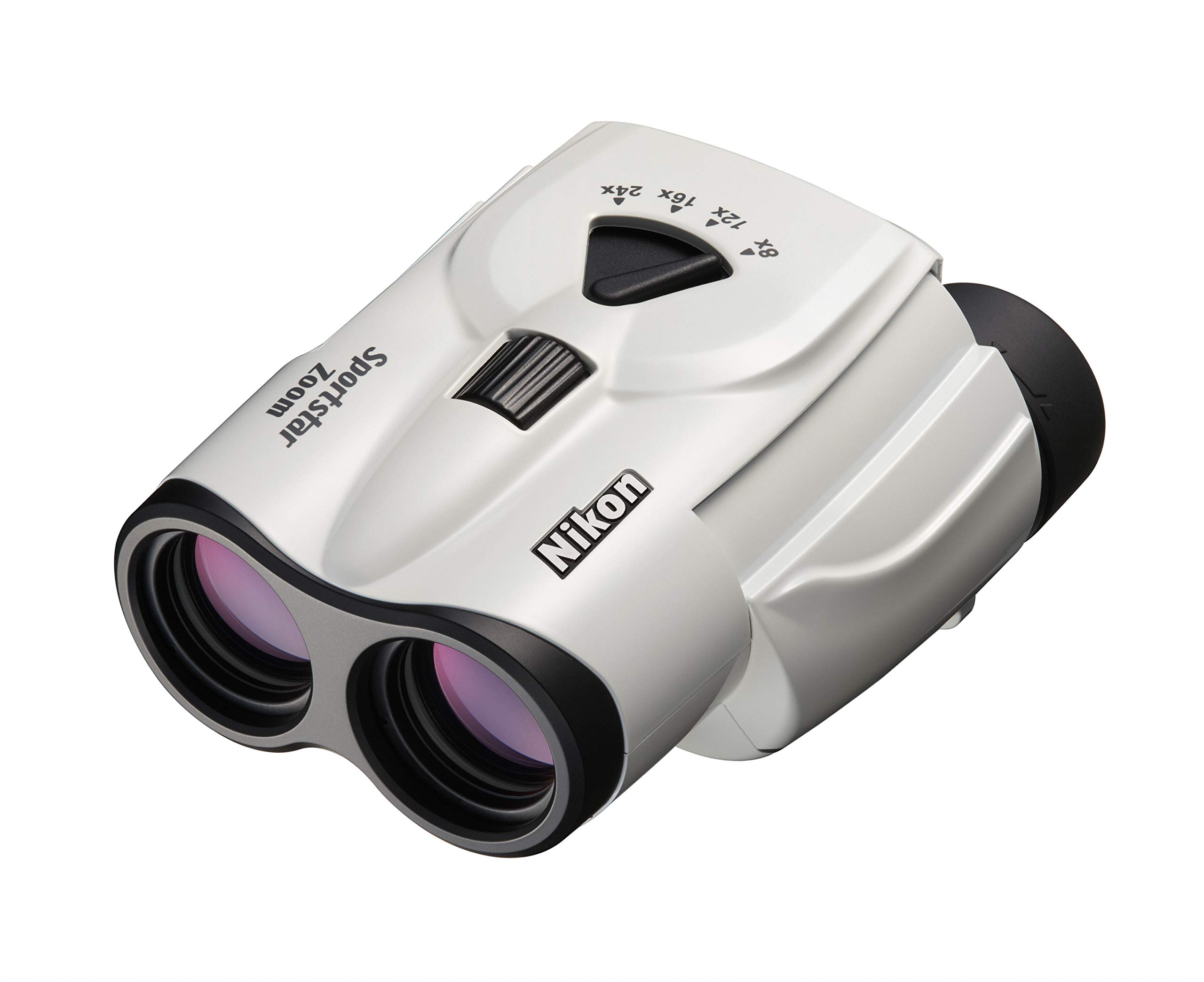 Nikon Binocular's Sportstar Zoom 8-24×25 WHITE, Small