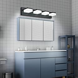 SOLFART Dimmable Bathroom Vanity Lights Black
