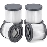 KUETERYUN DHC150/S19 Hepa Filters,Washable and Reusable Vacuum Filter-4Pack | Compatible with NuYupo DHC100,OIFYEM S19 ultra,Bieiao BS01,AIRDIYA P1/VG3,Nioga P2,MHRMHR KP1108 and BonePone N12S