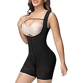 SHAPSHE Fajas Colombianas Moldeadoras Stage 2 Faja Tummy Control Shapewear High Compression Garment with Zipper Crotch
