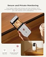 momcozy BM04 Smart WiFi Baby Monitor 1080P Camera with App Control view 3