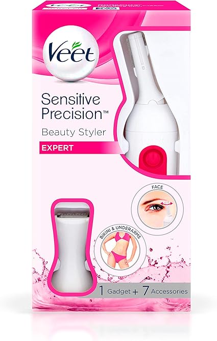 Amazon Com Veet Sensitive Precision Beauty Styler Expert 1 Each Health Personal Care