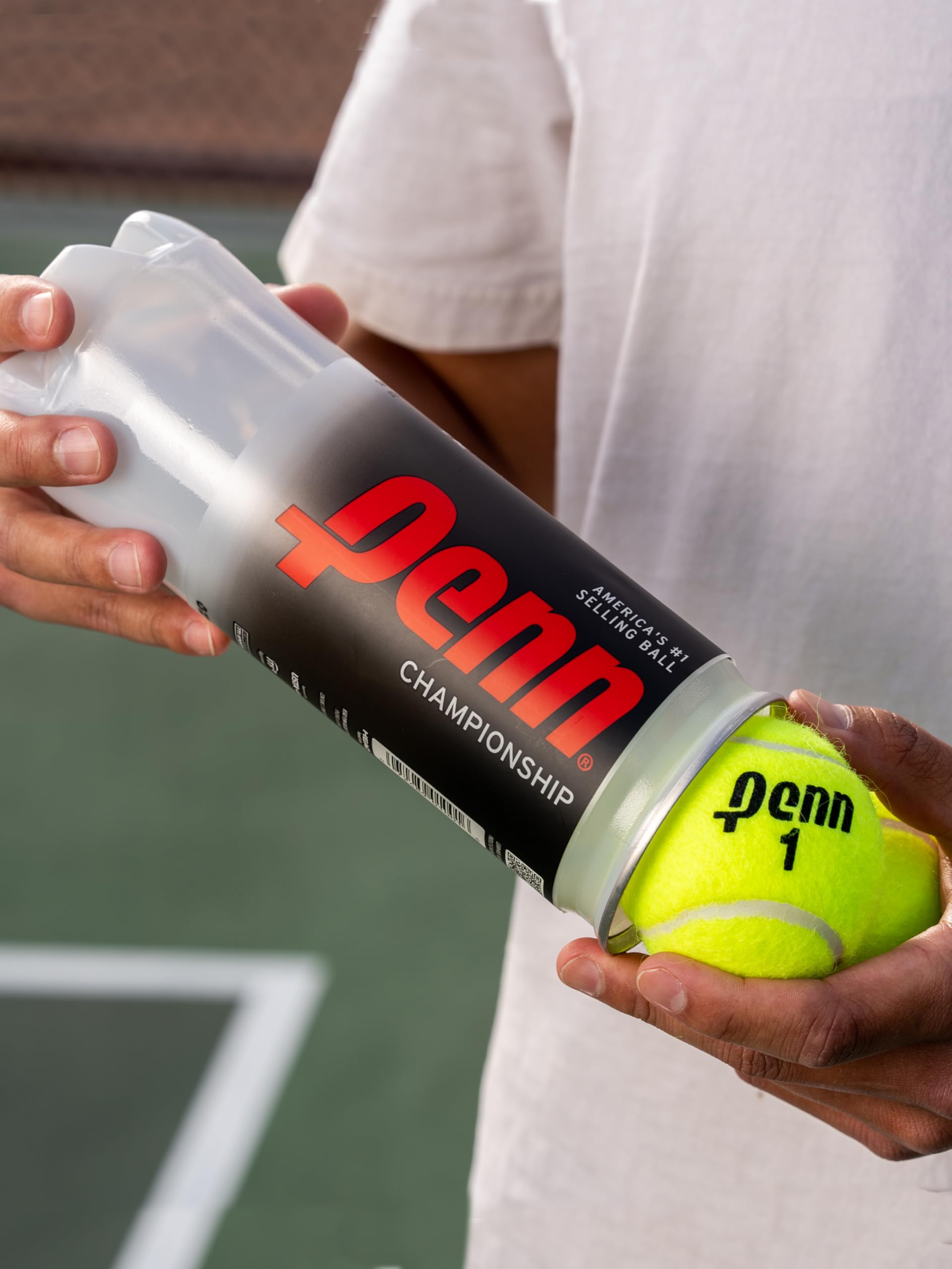 Penn Championship Tennis Balls - Extra Duty Felt Pressurized Tennis Balls - 24 Cans, 72 Balls