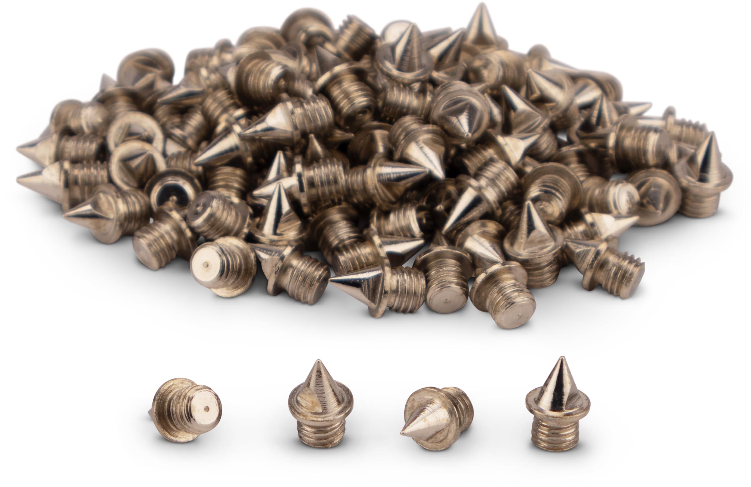 Vinex Set of 100 athletics spikes - 6 mm length - pyramid version
