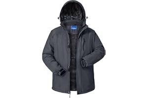 CNBQDD Winter Jackets Coats for Men Waterproof Ski Snow Coat
