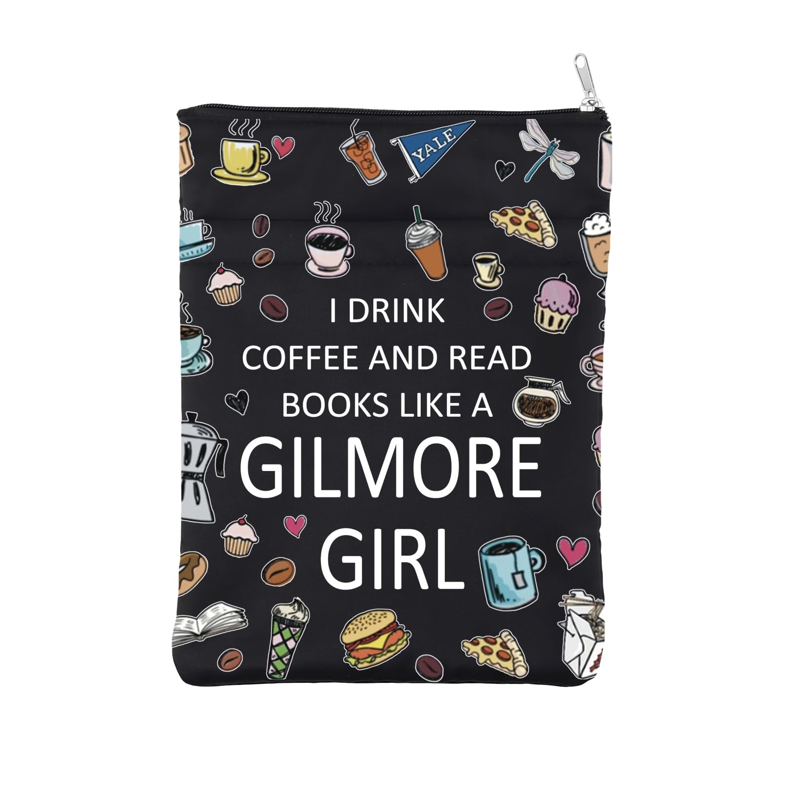 Luke's Diner TV Show Merchandise Book Sleeve - Girl Inspired Book Cover - Coffee Lovers & Movie Fandom Gift (BL Gilmore BM)