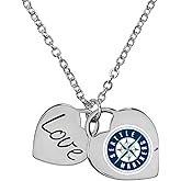 Game Time Seattle Mariners MLB Ladies Heart Necklace