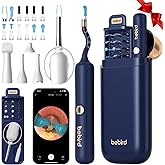 Bebird Earsight Plus R37R Ear Cleaning Camera Wax Removal Tool kit, FSA HSA Eligible Flexible Ear Scope Otoscope Camera Light, Visual Ear Picker Wireless Earwax Remover Tweezers for Adults & Kids