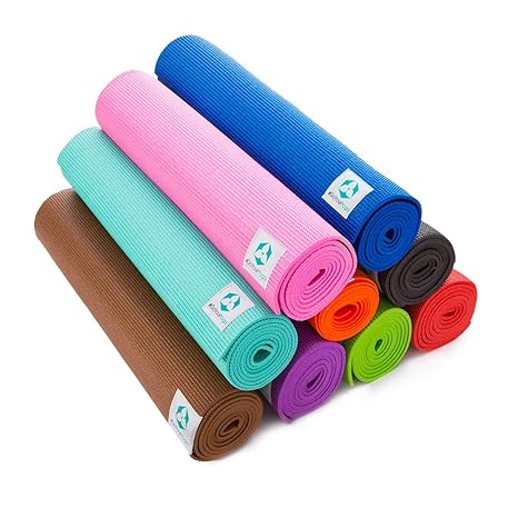 #DoYourYoga® Yogamatte/Pilatesmatte - sehr Rutschfest aus ECO-PVC - Maße: 183 x 61 x 0,5 | langlebig & leicht zusammenrolbar 