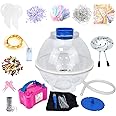 Balloon Stuffing Machine Balloon Stuffer Tool Kit with Expander Balloon Pump & 9 Accessories Gift Wrap Machine for Filling Plush Toys Bouquets Wedding Party Christmas Decoration (BLUE)