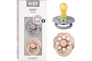 BIBS Pacifiers - Boheme Collection | BPA-Free Baby Pacifier | Made in Denmark
