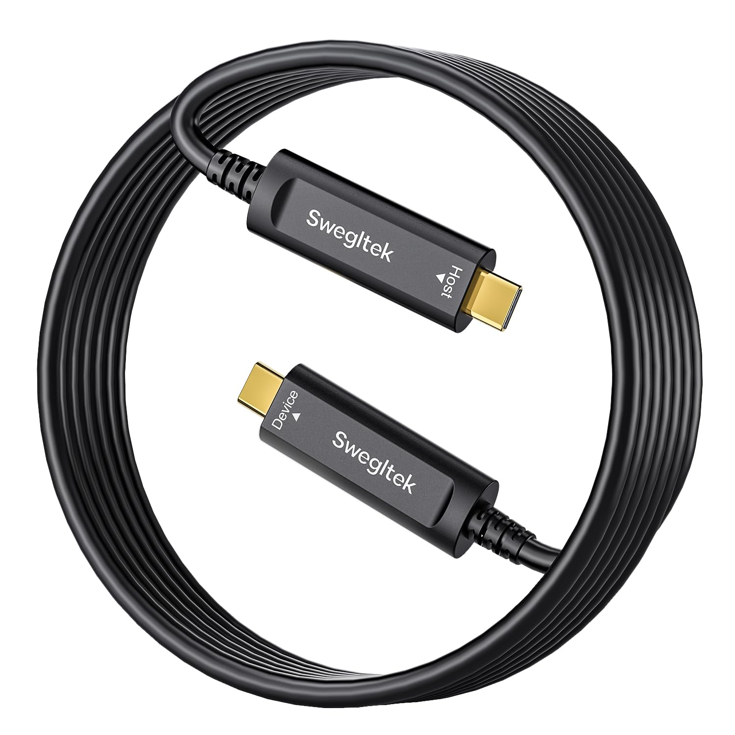 Photo 1 of swegltek Fiber Optic USB C Cable(65ft),10Gbps Active Optical Type C Gen3.2 Cable,Compatible with Cameras,Displays,Projectors,Webcams,Printer