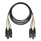 Phenyx Pro 4-Channel XLR Cable, 10 Ft Snake