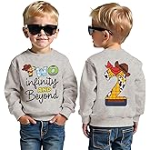 KEKEMI Birthday Boy Sweatshirt 2T Boys Cartoon Graphic Birthday Outfit Two Years Old Boy Long Sleeve Shirt Bday Party Clothes