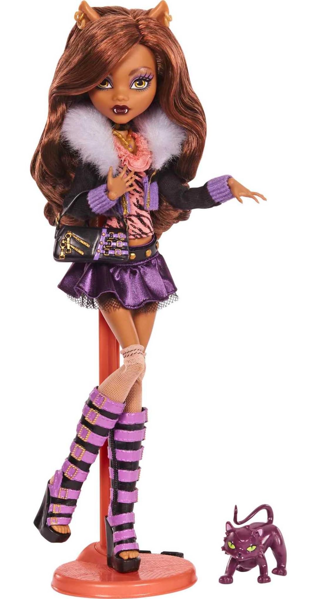 Monster High Clawdeen Wolf Boo-Riginal Creeproduction Doll with Stand & Accessories, Black (HGC30)