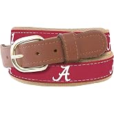 ZEP-PRO NCAA Men's Collegiate Woven Ribbon Belt, Sizes 30-46