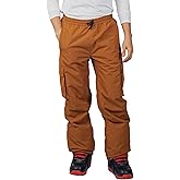 Alpine Swiss Mens Snowboard Pants 10K Waterproof Insulated Cargo Ski Pants Breathable Winter Snow Sport Outdoor Trousers