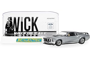 Scalextric C4497 John Wick Ford Mustang BOSS 429 Silver