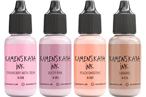 Kamenskaya Alcohol Ink Set - 34 Color Variations - Set #20-4 Alcohol Inks x 0.51 fl oz (15 ml)