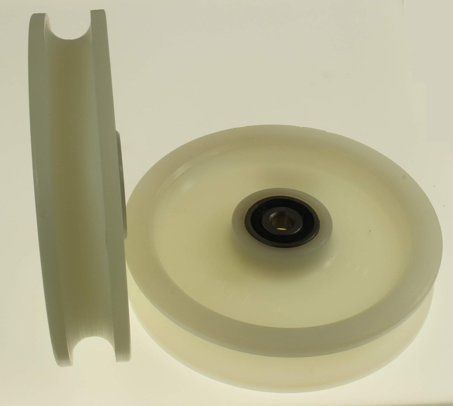 Rullo Ruota Puleggia In Nylon Scanalatura Rotonda 28 Mm