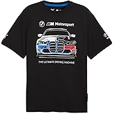 PUMA Men's Standard BMW M Motorsport Graphic T-Shirt, Black Bold AH25