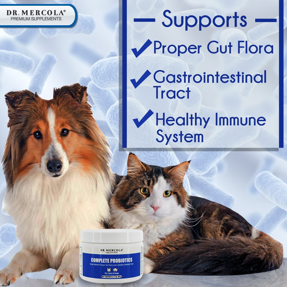 Dr. Mercola Complete Probiotics for Pets Helps Develop A Healthy