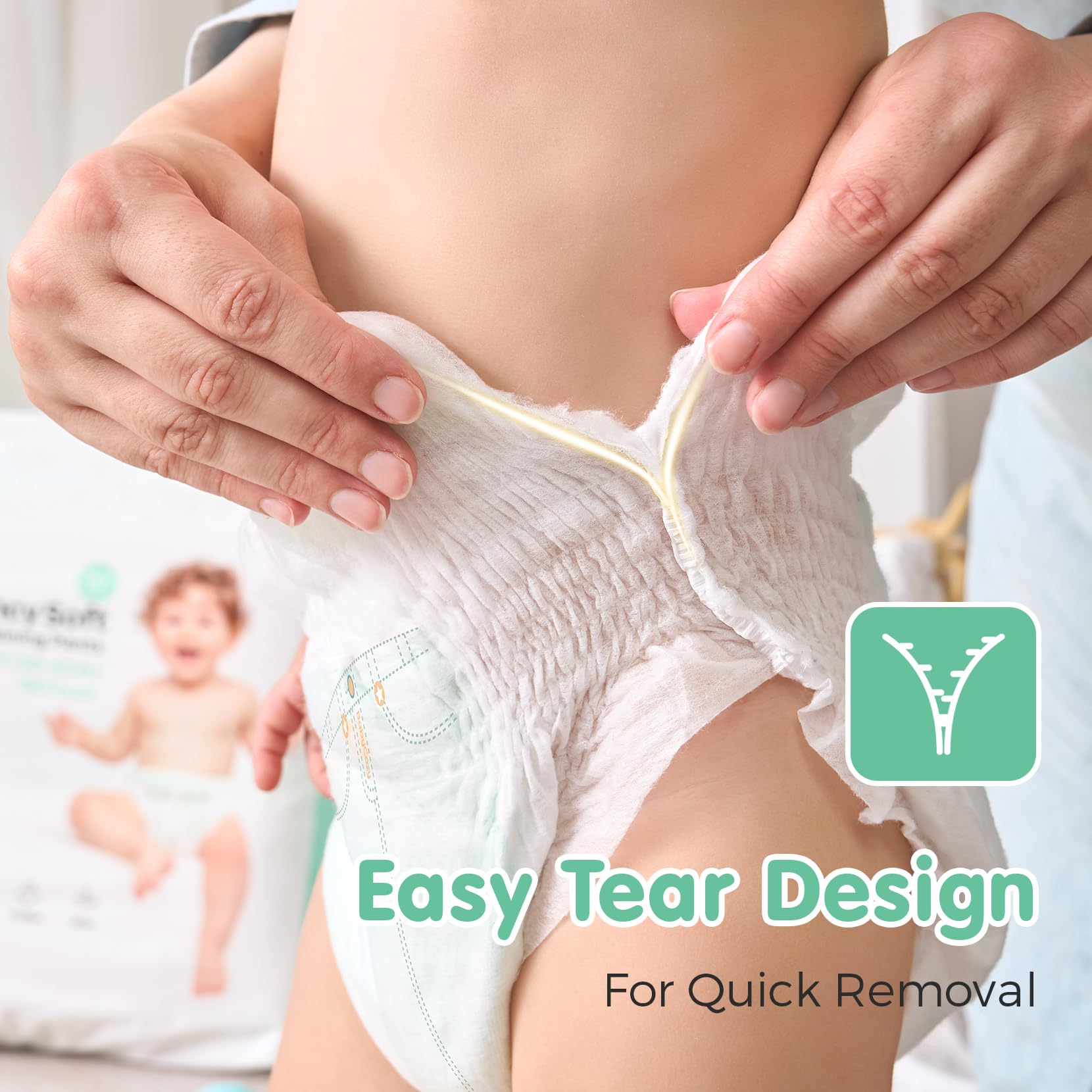Babycozy Training Pants, BouncySoft Toddler Disposable Toilet Training Pants, Unisex Baby Training Underwear, Hypoallergenic for Sensitive Skin Leak-Proof Potty Training Pants, 3T-4T