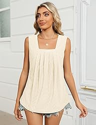 KTILG Eyelet Tops for Women Summer 2025 Trendy