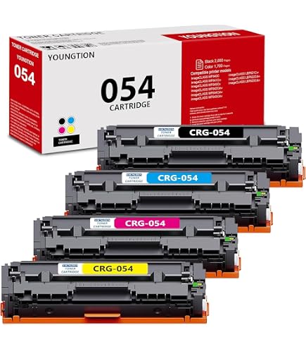 Amazon.com: Canon Genuine 054 Yellow Toner Cartridge Compatible