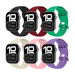 THWALK 6 Pack Bands Compatible with Apple Watch