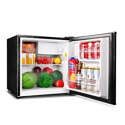 TACKLIFE MPBFR161 50L Mini Fridge, 1.6 Cu. Ft. with Freezer