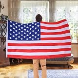 AhfuLife USA Flag 5ft x 3ft Double Sided with Brass Eyelets 150x90cm view 5