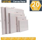 Artme 20pcs Canvas Panels 15x20-4pk 24x30-4pk 30x40-4pk 20x20-4pk 30x30-4pk view 3
