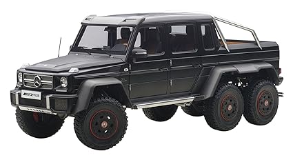 Amazoncom Mercedes G63 Amg 6x6 Black 118 By Autoart 76302
