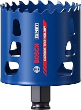 Bosch EXPERT Tough Material Hole Saw 70 x 60 mm Carbide For Wood Metal Brick