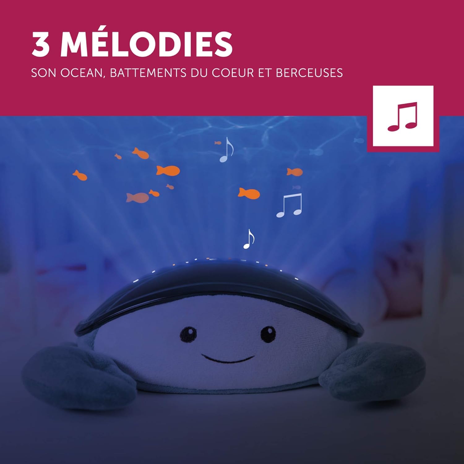 Baby Night Light Ocean Projector And Music Sleep Soother For Newborn And Baby White Noise Machine Zazu Cody The Crab Baby Products Nursery Callbattery Ir