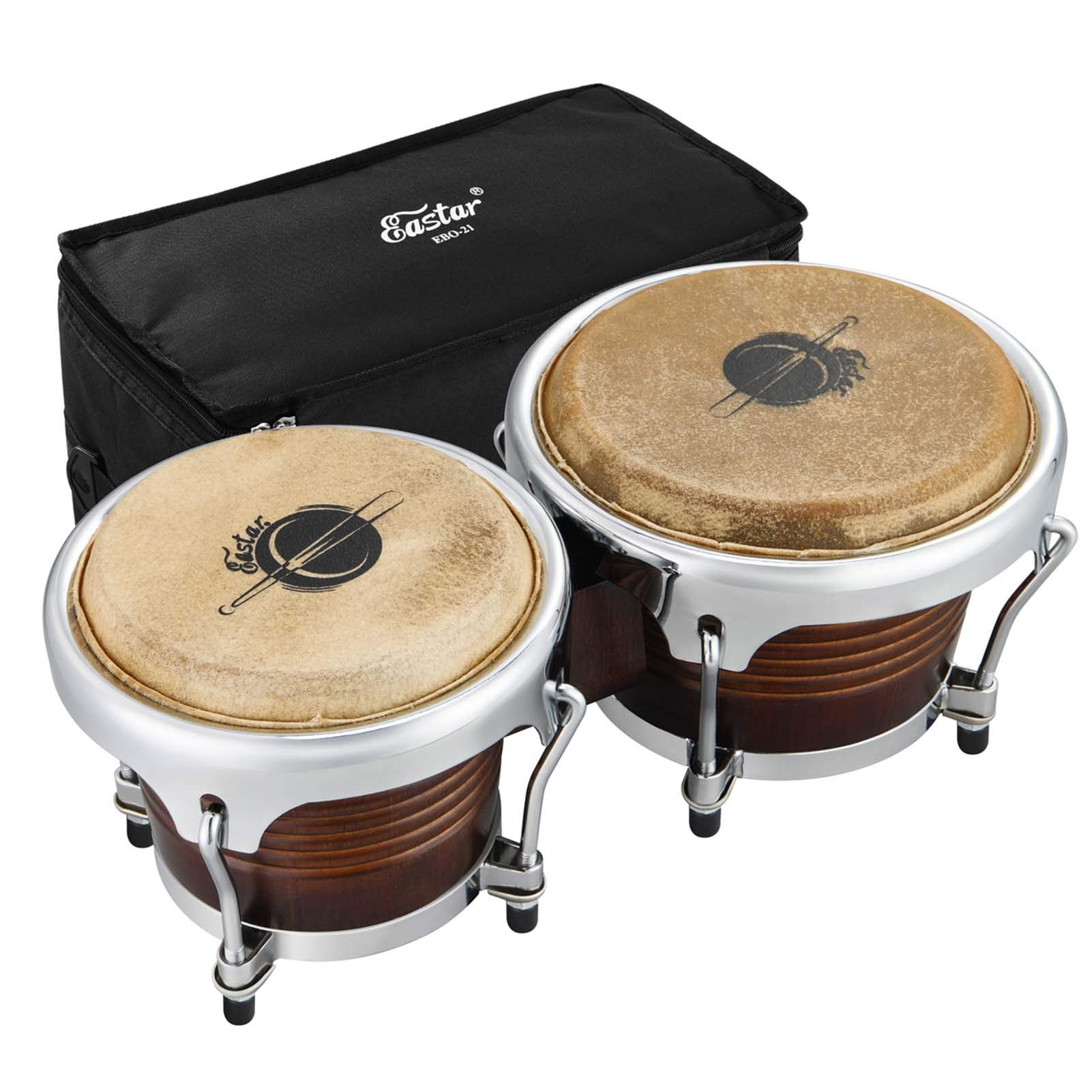 Eastar Bongo Drums 7'' and 8'' for Professional Special Antique Finish, EBO-21 Image