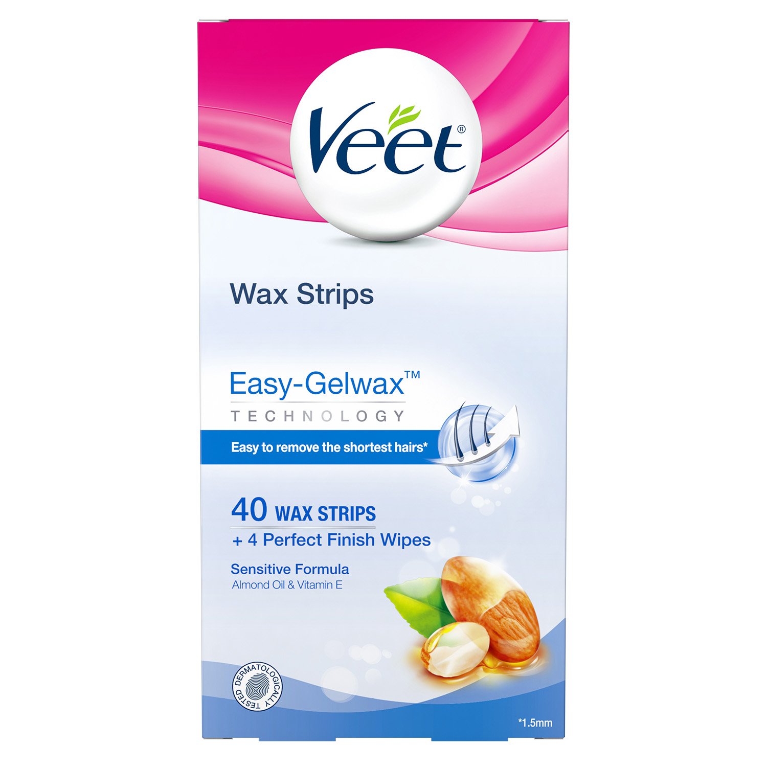 Sally Hansen Quick and Easy Hair Remover Wax Strip Kit For