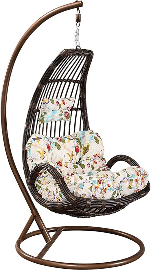 Hoiho New Pe Rattan Hanging Chair Outdoor Decoration Egg Shaped