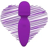 Mini Wand Massager,Small Cordless Hand-held Massager,Quiet Waterproofr Massager, Rechargeable Personal Massager for Neck Shoulder Back Body [4.35 * 1.18 inches]