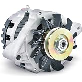 PFM Alternator, CS130, 160 amp, 12V, 1-Wire, Single V-Belt Pulley, Straight Mount, Natural, GM, Each (66430.16N)