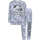Jurassic Park Universal Boys 2 Piece Sweatshirt and Pants Set for Toddlers and Big Kids