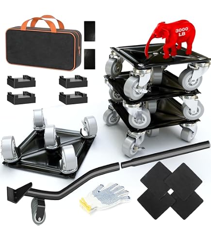 Angel Sar 880 Lbs. 360° Furniture Mover, Rotation Wheels Furniture Dollies For Moving Heavy Furniture GSGD0787 - The Home Depot